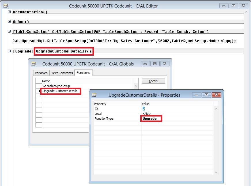 Upgrade Codeunit 2 - 2