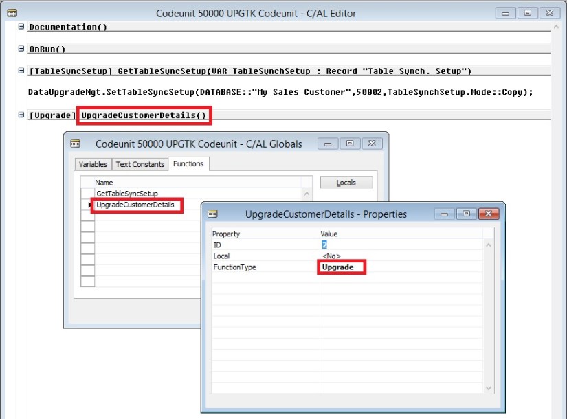Upgrade Codeunit 2 - 2