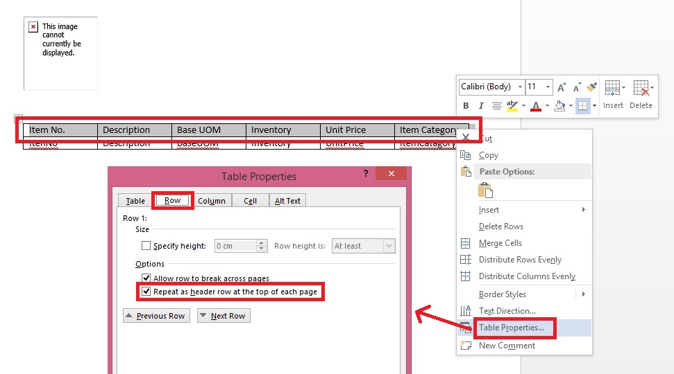 Word Report Design 15