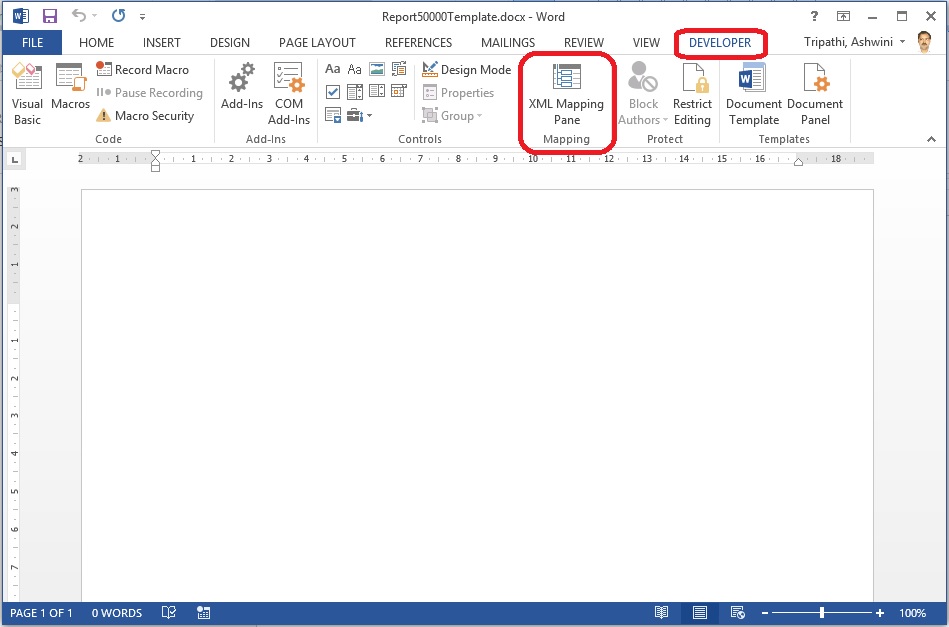 Word Report Design 7
